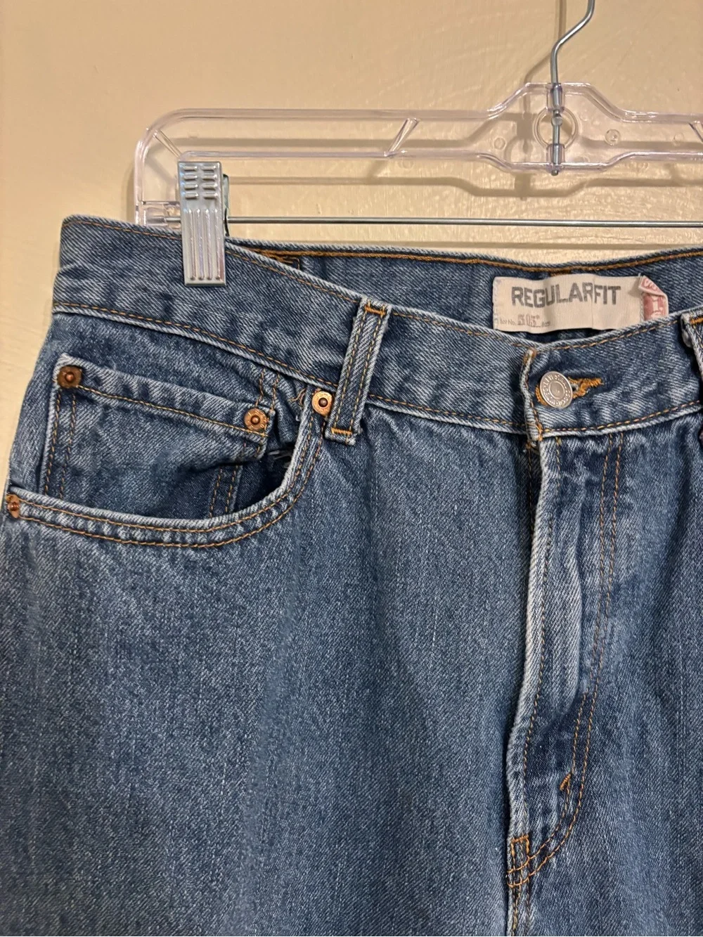 Levi’s 505 Regular Fit Jeans W34 L30 Straight Leg 100% Cotton